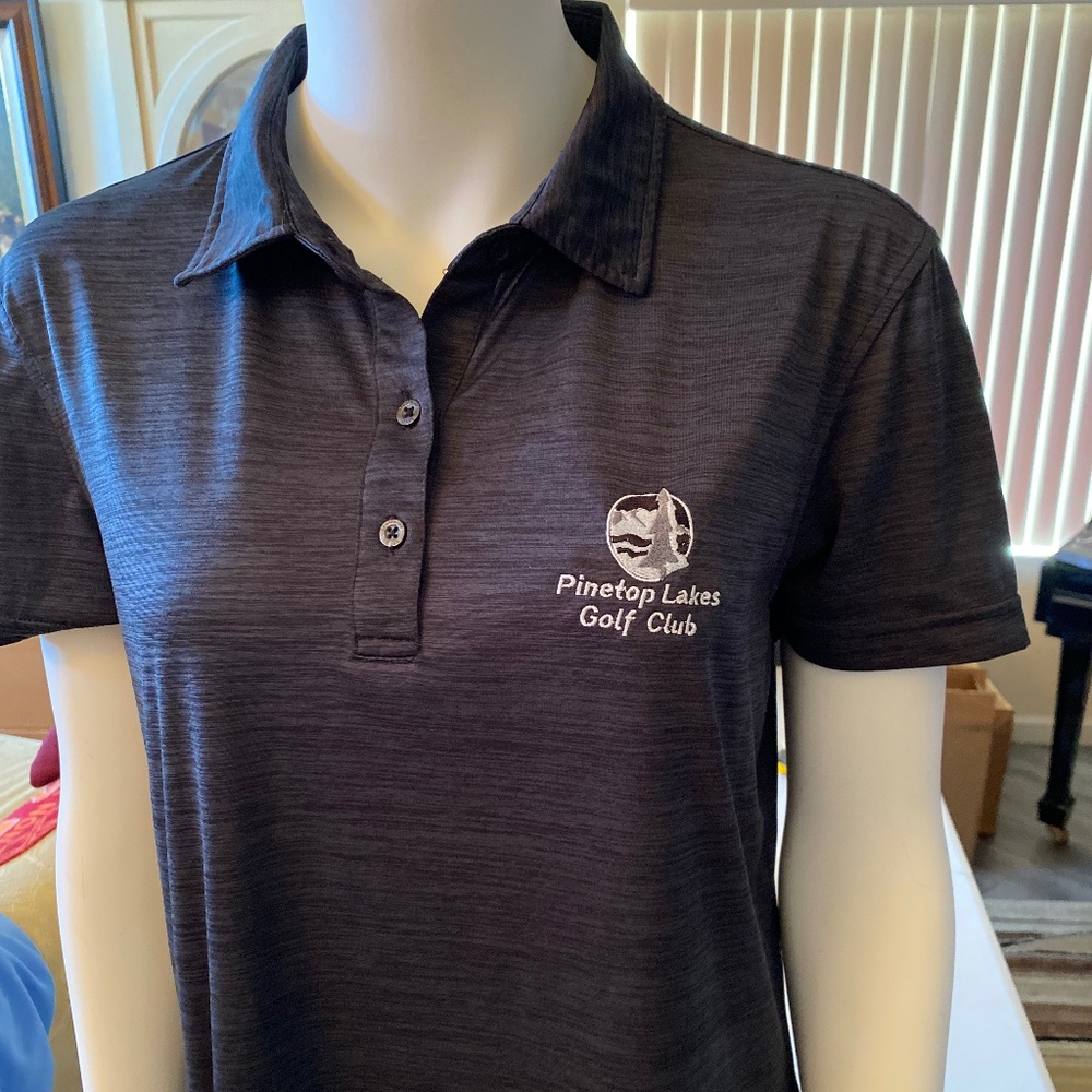 Nice womens large Monterey Club golf polo from Pinto Lakes Golf Club in AZ